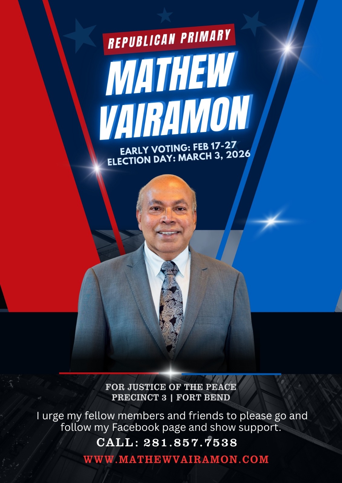 Elect MATHEW VAIRAMON