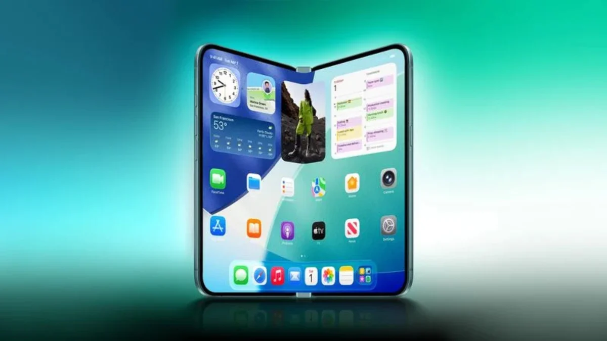 Apple logo and Nvidia logo representing the companies' competition for the title of the world's most valuable company.
