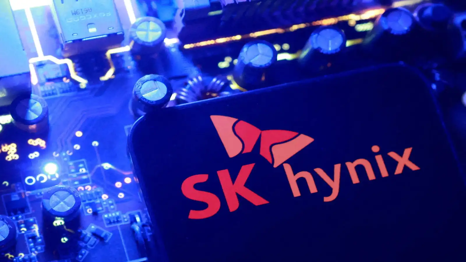SK Hynix headquarters as the South Korean chipmaker raises $26.5 billion ahead of its Nasdaq debut.
