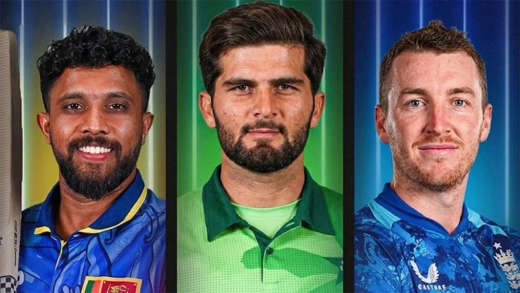 Pakistan cricket team during international home series against Sri Lanka and England
