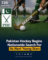 Pakistan hockey goalkeepers train with pads and sticks at Naseer Bunda Hockey Stadium in Islamabad during a PHF camp